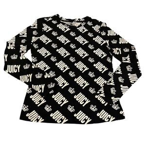 Juicy By Juicy Couture Crown All Over Print Black size S